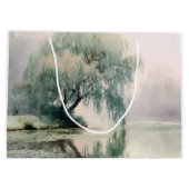 Grand Sac Cadeau Serene Willow Tree Reflection Nature Art (7) (Dos)