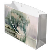 Grand Sac Cadeau Serene Willow Tree Reflection Nature Art (7) (Dos Angle)
