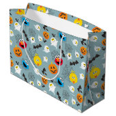 Grand Sac Cadeau Sesame Street Cute Motif Halloween (Dos Angle)