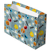 Grand Sac Cadeau Sesame Street Cute Motif Halloween (Devant Angle)