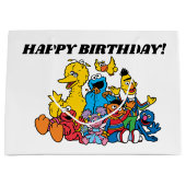 Grand Sac Cadeau Sesame Street Pals 1er anniversaire (Devant)