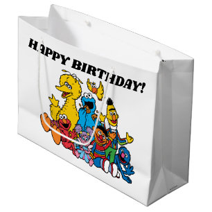 Grand Sac Cadeau Sesame Street Pals 1er anniversaire