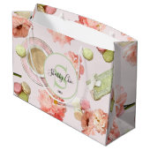 Grand Sac Cadeau Set de Trendy Shabby Chic (Dos Angle)