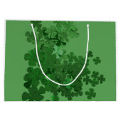 Grand Sac Cadeau Shamrock de la Saint-Patrick (Dos)