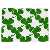 Grand sac cadeau Shamrock Lucky (Dos)