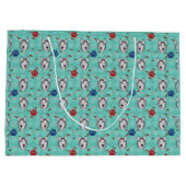 Grand Sac Cadeau Sibérien Husky (Dos)