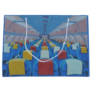 Grand Sac Cadeau Sièges d'avion (par Gregorio Undurraga)