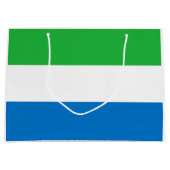 Grand Sac Cadeau Sierra Leone Flag (Devant)