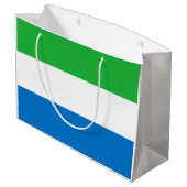 Grand Sac Cadeau Sierra Leone Flag (Dos Angle)