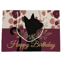 Silhouette de chat mignon