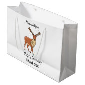 Grand Sac Cadeau Simple dessin (Devant Angle)