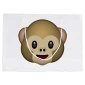 Grand Sac Cadeau Singe - Emoji (Dos)