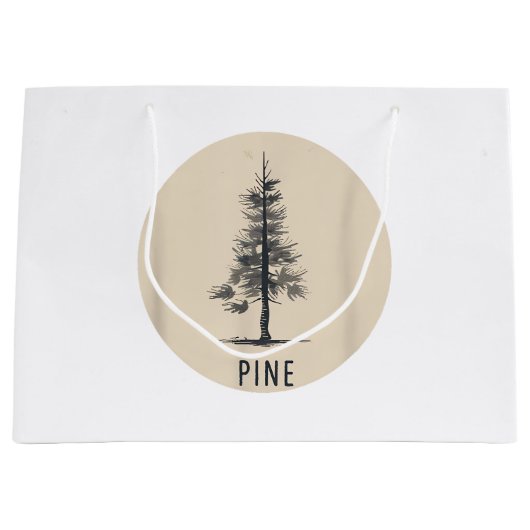 Grand Sac Cadeau Single Pine Tree Outfit (Devant)