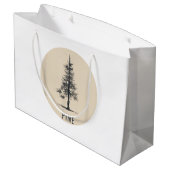 Grand Sac Cadeau Single Pine Tree Outfit (Dos Angle)