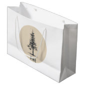 Grand Sac Cadeau Single Pine Tree Outfit (Devant Angle)