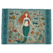 Grand Sac Cadeau Sirène (Dos)