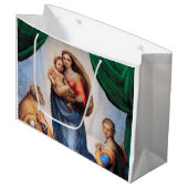 Grand Sac Cadeau Sistine Madonna (Devant Angle)