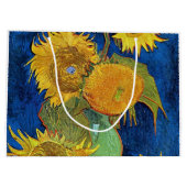 Grand Sac Cadeau Six tournesols, Van Gogh (Dos)