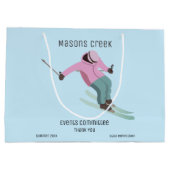 Grand Sac Cadeau Ski (Dos)