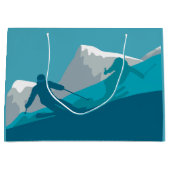 Grand Sac Cadeau Ski alpin (Devant)