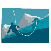 Grand Sac Cadeau Ski alpin (Dos)