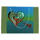 Grand Sac Cadeau Sky High Hearts (Dos)
