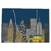 Grand Sac Cadeau Skyline de New York (Dos)