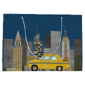 Grand Sac Cadeau Skyline de New York (Dos)