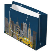 Grand Sac Cadeau Skyline de New York (Devant Angle)