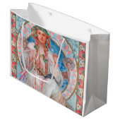 Grand Sac Cadeau Slavia, Mucha (Devant Angle)