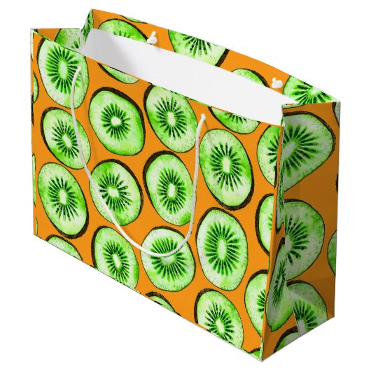 Grand Sac Cadeau Slices Kiwi (Dos Angle)