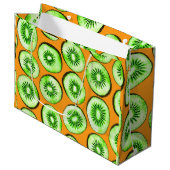 Grand Sac Cadeau Slices Kiwi (Devant Angle)