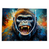 Grand Sac Cadeau Smiling gorilla (Dos)