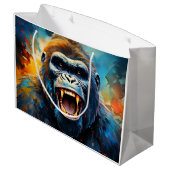 Grand Sac Cadeau Smiling gorilla (Dos Angle)