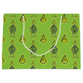 Grand Sac Cadeau Snarky Grinch | Drôle Ne citons pas (Devant)