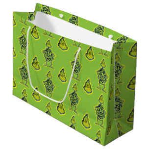 Grand Sac Cadeau Snarky Grinch Drôle Ne citons pas