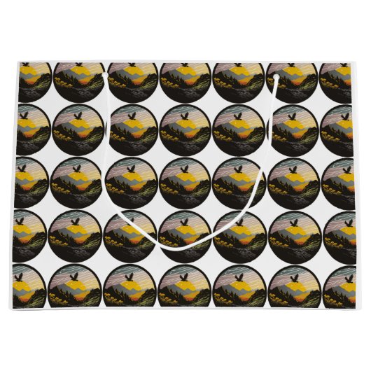 Grand Sac Cadeau Snowdonia (Devant)