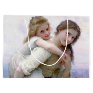 Grand Sac Cadeau Soeurs, Bouguereau