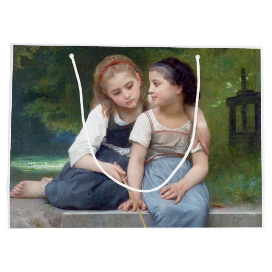Grand Sac Cadeau Soeurs, Bouguereau (Dos)
