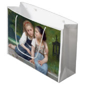 Grand Sac Cadeau Soeurs, Bouguereau (Devant Angle)