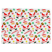 Grand Sac Cadeau Softball Christmas Holiday (Dos)