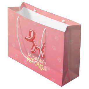 Grand Sac Cadeau Soins pour animaux de compagnie Gros assis Baignad