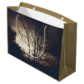 Grand Sac Cadeau Soirée automne Foggy (Dos Angle)