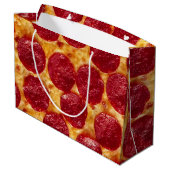 Grand Sac Cadeau soirée pizza pepperonis (Dos Angle)