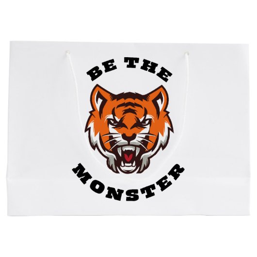 GRAND SAC CADEAU SOIS LE MONSTRE (Dos)