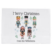 Grand Sac Cadeau Soldats du Jouet de Noël (Dos)