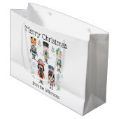 Grand Sac Cadeau Soldats du Jouet de Noël (Devant Angle)