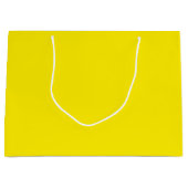 Grand Sac Cadeau Solid Sunny Yellow Color (Devant)
