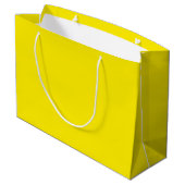 Grand Sac Cadeau Solid Sunny Yellow Color (Dos Angle)