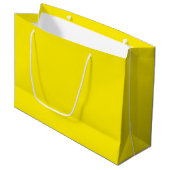 Grand Sac Cadeau Solid Sunny Yellow Color (Devant Angle)